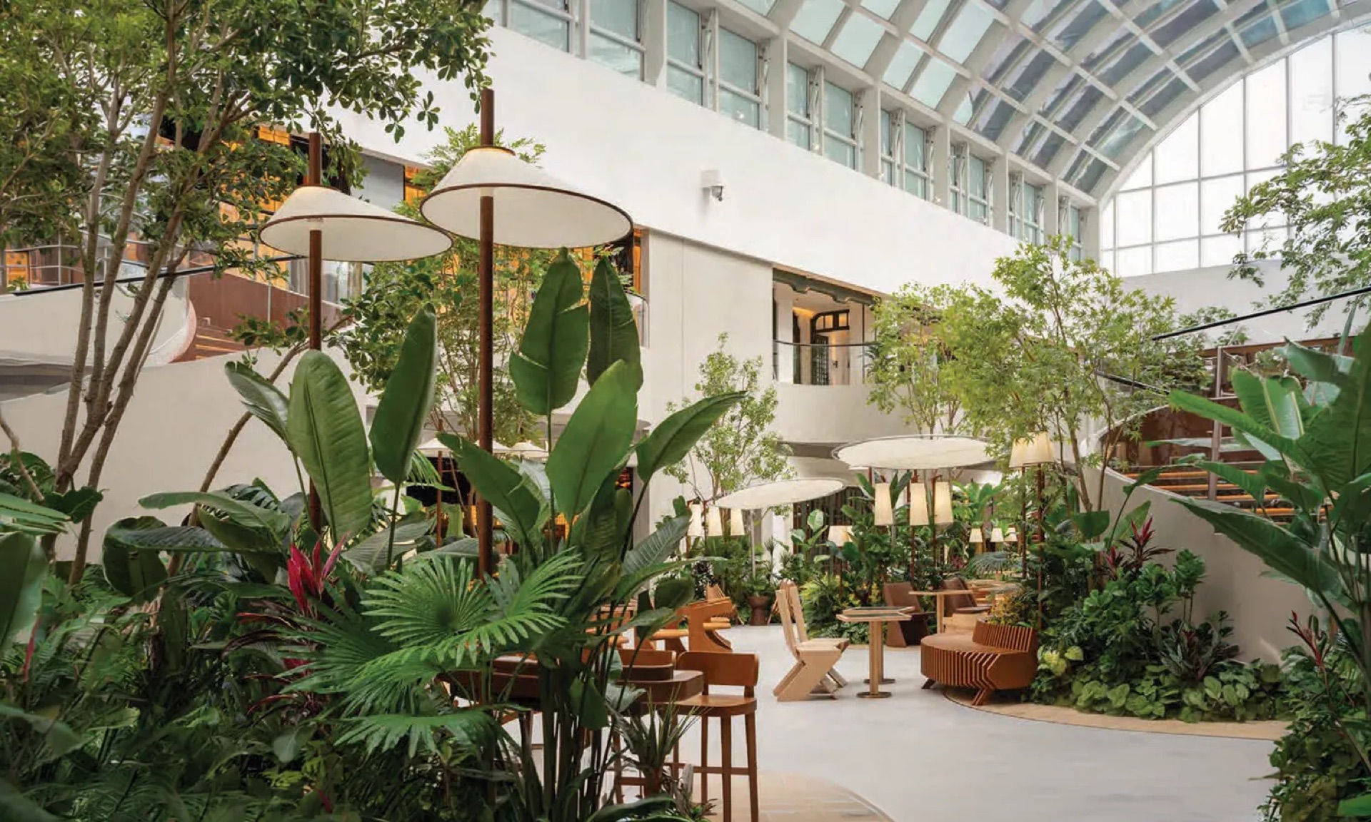 Biophilic lounge